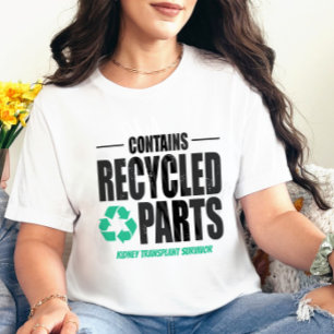 Custom Contains Recycled Parts Transplant Light Tri-Blend Shirt
