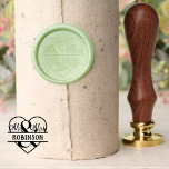 Custom Contemporary Wedding Engagement   Wax Seal Stamp<br><div class="desc">Personalize this Classic Family Seal for use for Weddings, Christmas, Holiday or even every day correspondence. This Wax Seal Stamp allows you customize it as you want. . Check out the assortment of custom wax seal stamps in our shop. These DIY Wax seal stamps are sure to please any one...</div>