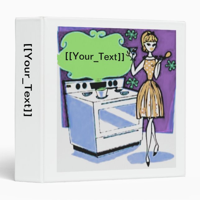 Custom Cookbook Binder (Front/Spine)