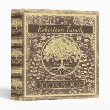 Custom Cookbook Binder by thetreeoflife at Zazzle