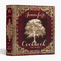 Custom Cookbook for Recipes 3 Ring Binder
