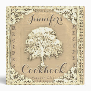 Custom Cookbook for Recipes 3 Ring Binder