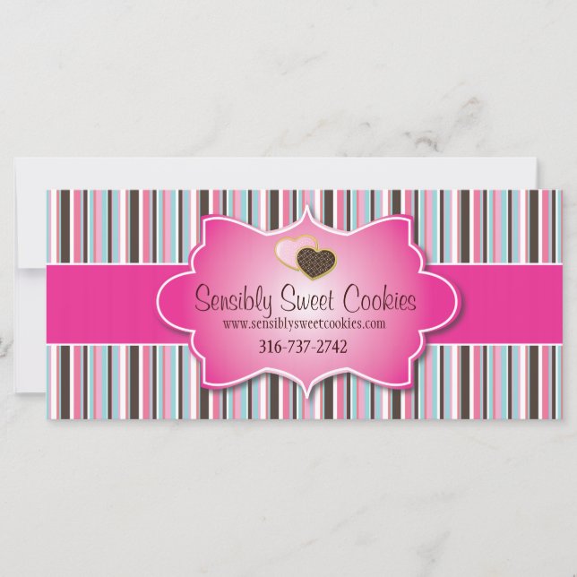 Custom Cookie Bakery Gift Certificates (Front)