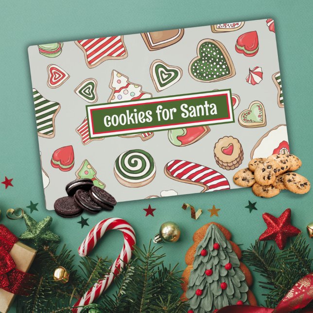 Custom cookies for Santa  kids Placemat (Creator Uploaded)