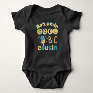 Custom Cool Big Cousin Baby Bodysuit