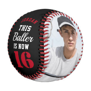 Custom Cool Birthday Gift for Teenager Photo Baseball
