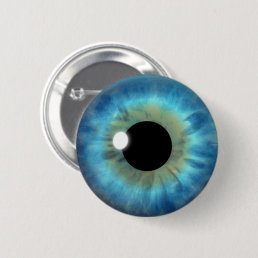 Custom Cool Blue Eye Iris Eyeball Fun Round Button