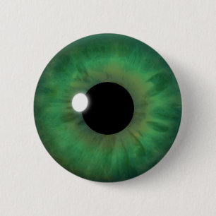 Custom Cool Green Eye Iris Eyeball Round Buttons