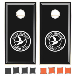 Custom Cooley Insurance 2 Personalized Cornhole Set