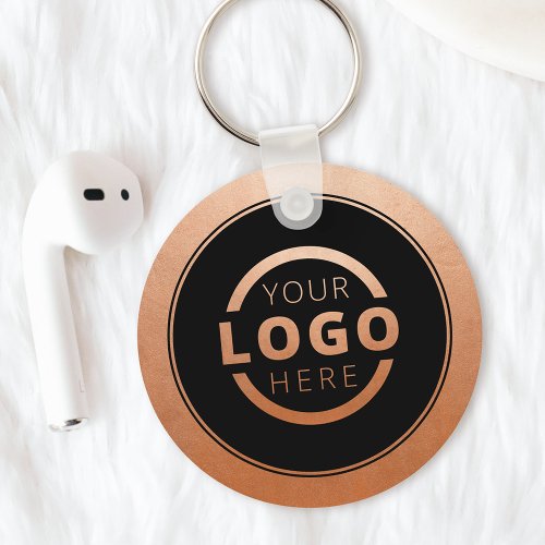 Custom Copper Promotional Business Logo Branded Keychain