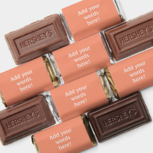 Custom Coral Hershey's Miniatures