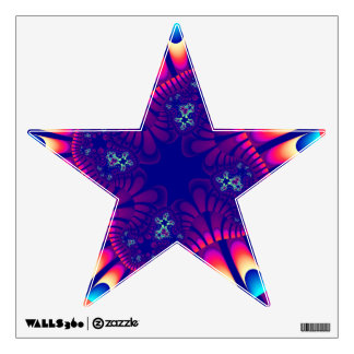 Custom Coral Sea Flower Star Decal