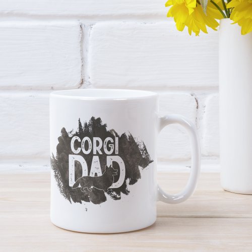 Custom Corgi Dad Fathers Day Dog Lover Coffee Mug