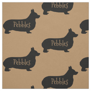 Custom Corgi Dog Fabric