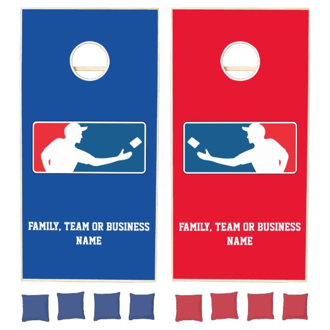 Custom Cornhole Logo Template Cornhole Set (Set)