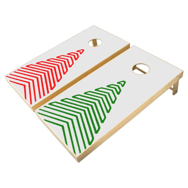 Custom Cornhole Set - Personalized Boards + Bags (Angled)
