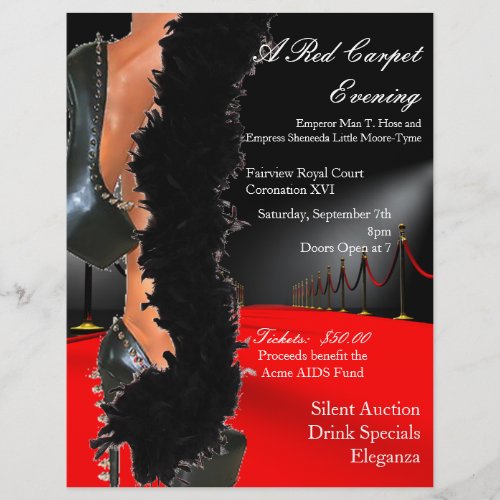 Custom Coronation Event Flyers