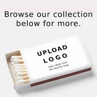 Custom Corporate Business Logo Branded Matchboxes