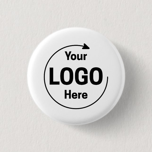 Custom Corporate Business Logo Button (Front)