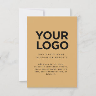 Custom Corporate Business Logo Formal Invitation