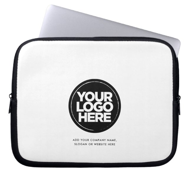 Custom Corporate Business Logo Laptop Sleeve (Front)
