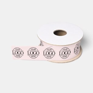 Custom Corporate Business Logo Marketing Branded  Grosgrain Ribbon
