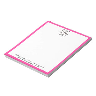 Custom Corporate Business Logo Modern Professional Notepad
