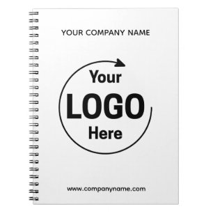 Custom Corporate Business Logo Notebook