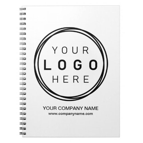 Custom Corporate Business Logo Notebook