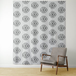 Custom Corporate Business Logo Pattern Backdrop
