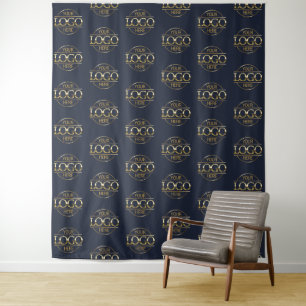 Custom Corporate Business Logo Pattern Backdrop