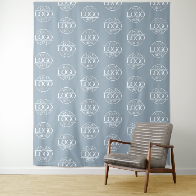 Custom Corporate Business Logo Pattern Backdrop (In Situ)