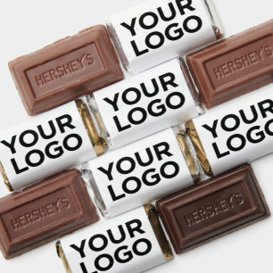 Custom Corporate Business Logo Text Chocolate Hershey's Miniatures