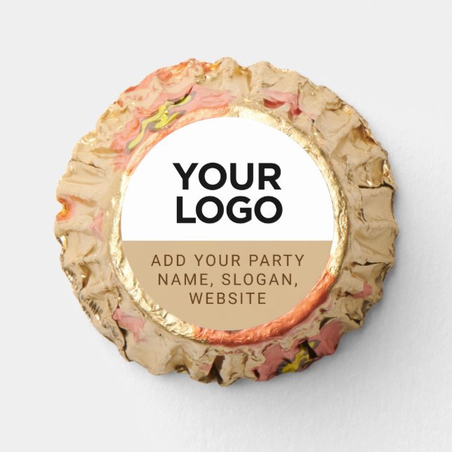 Custom Corporate Business Logo Treats Professional Reese's Peanut Butter Cups (Front)