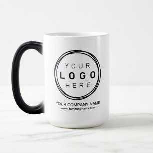 Custom Corporate Business Logo Two-Tone Color Morph Mug