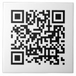 Custom Corporate Business QR Code Template Large Ceramic Tile<br><div class="desc">Custom Corporate Company Business QR Code Template Home Décor / Home Accents / Decorative Tiles Large Ceramic Tile.</div>