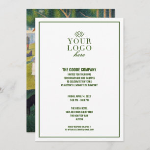 Custom Corporate Company Event   Garden Party Invitation