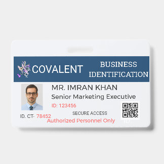 Custom Corporate Employee ID Badge