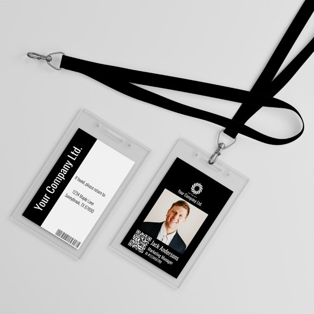 Custom Corporate Employee ID Badge – Teal Prof (Creator Uploaded)