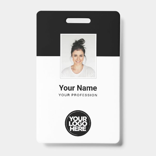 Custom Corporate Employee Name Tags Badge (Front)