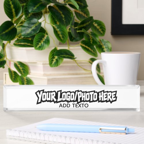 Custom Corporate Logo Executive Employee Name Desk Name Plate