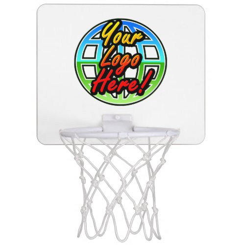 Custom Corporate or Promotional Imprinted Logo Mini Basketball Hoop