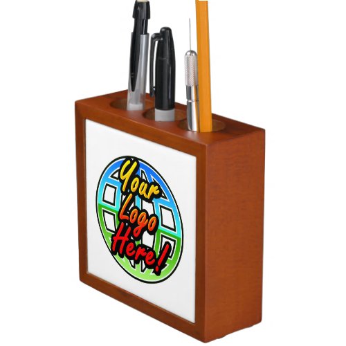 Custom Corporate or Promotional Imprinted Logo Pencil Holder