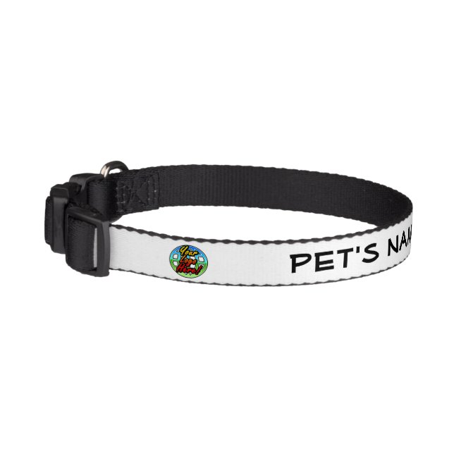 Custom Corporate or Promotional Imprinted Logo Pet Collar (Left)
