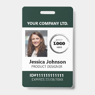 Custom Corporate Professional Employee Photo ID Badge