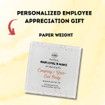 Custom Corporate Year-end Party Employee Gift Paperweight