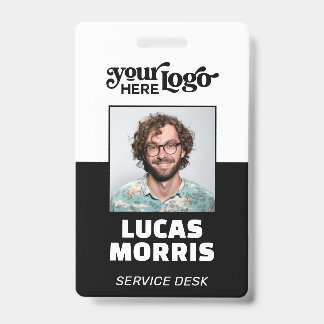 Custom CorporateBadge Employee/Event ID with Photo Badge
