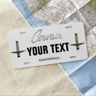CUSTOM Corvair MONZA License Plate
