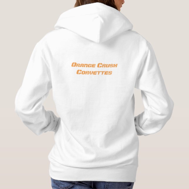 Custom Corvette Sweathshirt Hoodie (Back)