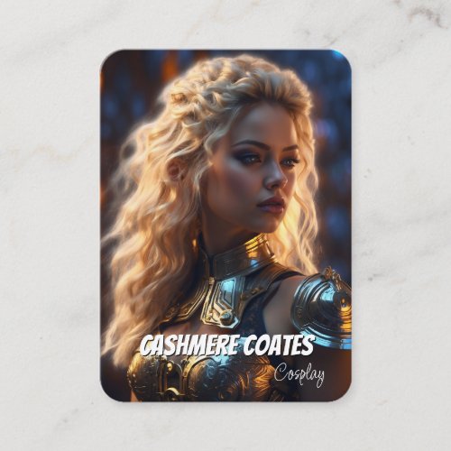 Custom Coscards  Minimalist Cosplay Trading Cards